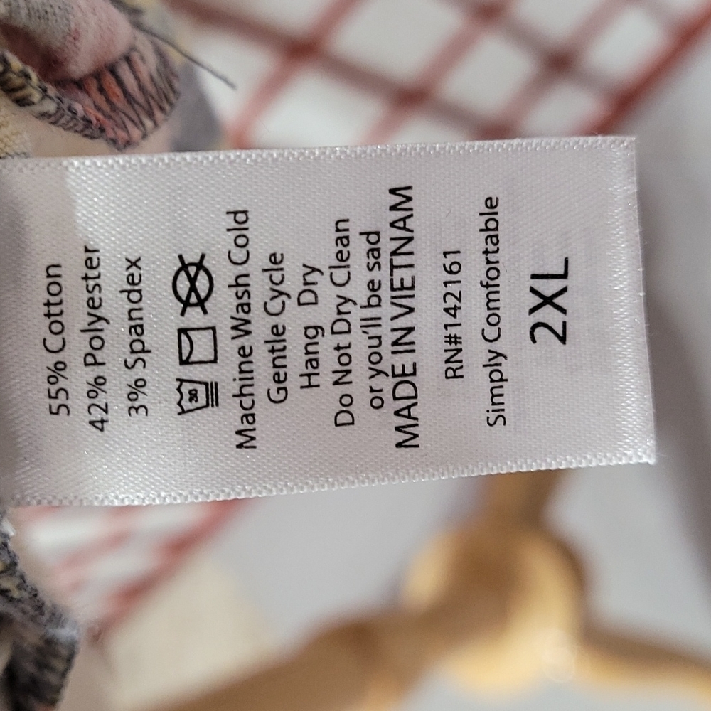 NWOT LuLaRoe Irma Tunic size 2XL - Picture 4 of 5
